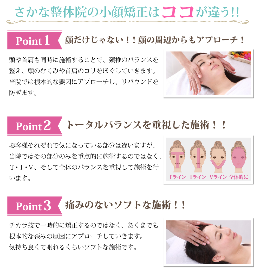 さかな式美顔・小顔矯正